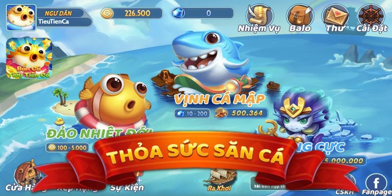 Cảm hứng xây dựng sảnh bắn cá tiểu tiên cá