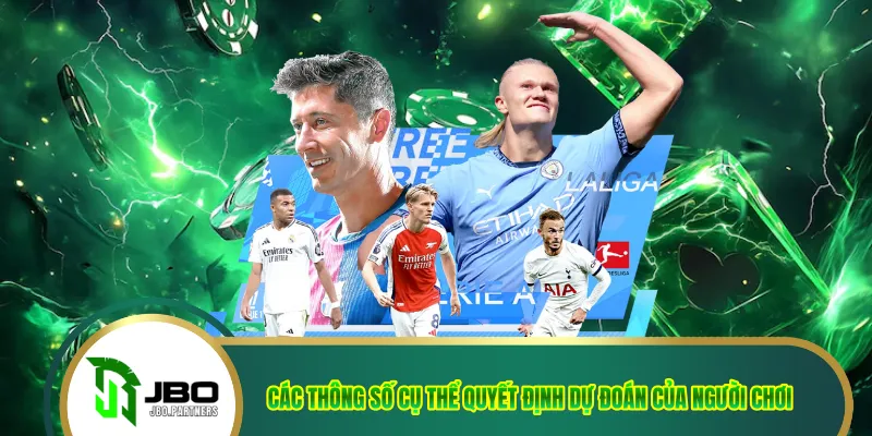 Các thông số cụ thể quyết định dự đoán của người chơi