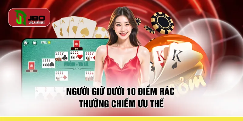 Người giữ dưới 10 điểm rác thường chiếm ưu thế