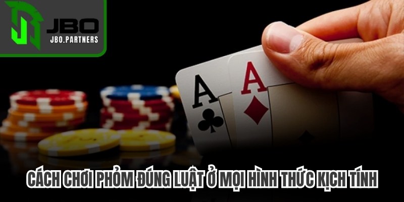 Cách chơi Phỏm đúng luật ở mọi hình thức cực kỳ kịch tính